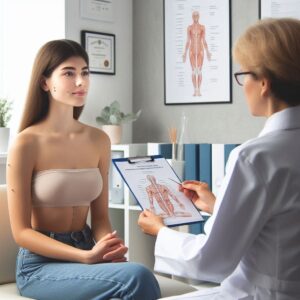 consultation room with an acupuncturist