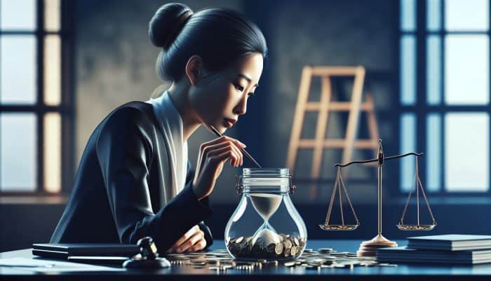 How to Consolidate Mortgage Debt: UK Guide | DCL A financial expert reviewing client's financial documents in an office to advise on mortgage debt consolidation.