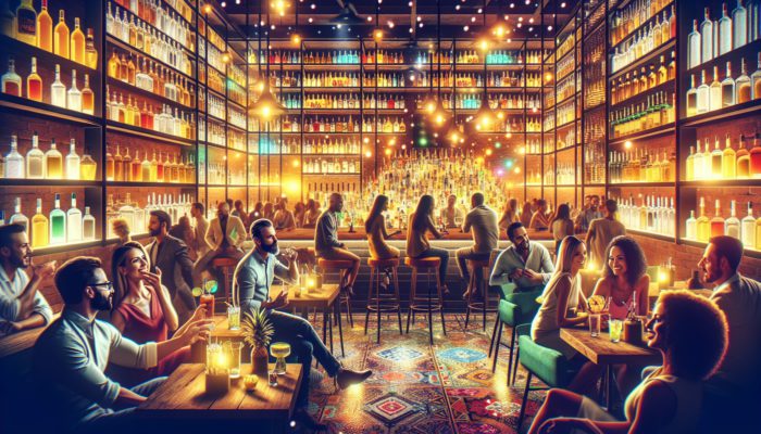 Las Vegas bars featuring extensive tequila selections and unique cocktails in a lively atmosphere.